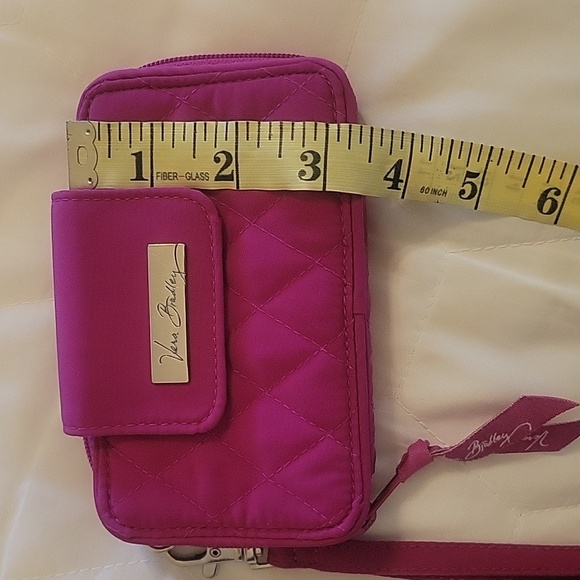 Vera Bradley Pink Wristlet beautiful, very good condition .fuchsia pink wallet - Picture 7 of 7